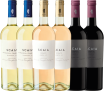 Scaia combinatie 2 bianco, 2 rosato & 2 rosso